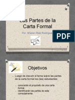 Las Partes de La Carta Formal PDF