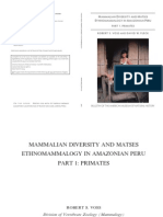 Voss & Fleck 2011 - Diversity & Ethnomammalogy of Primates in Amazonian Peru