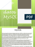 Base de Datos Mysql