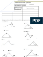 Repaso de Contenidos Angulos de Un Triangulo