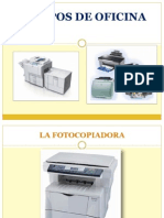 Exposicion Fotocopiadora y Escaner
