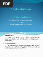 Basic Training Instrumentation and Process Control Part 1