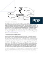 Meaning of Convertibility of Rupee 