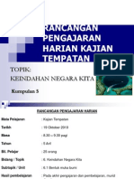 Rancangan Pengajaran Harian Kajian Tempatan