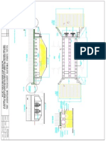 Typical Cross Section Flap Gate Between Blok L1 - R5 Model