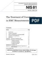 NIS 81 - 1994 Uncertainty in EMC