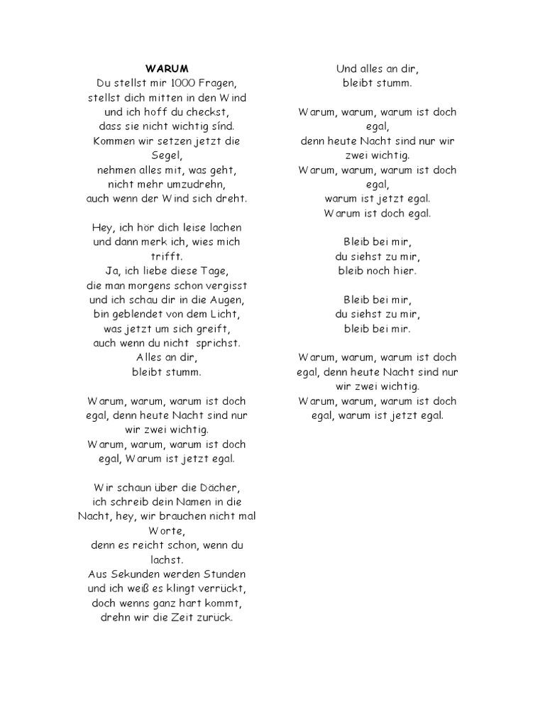Juli Lyrics | PDF