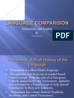 Vietnamese and English Comparison