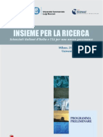 INSIEME PER LA RICERCA - Programma