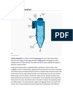 Cyclonic Separation