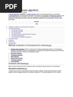 Crossover (Genetic Algorithm) : Methods of Selection of Chromosomes For Crossover