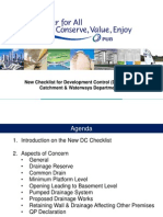 New Checklist For Development Control (DC) Plans Catchment & Waterways Department