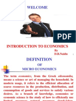 Introduction To Econonomics