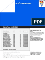CN Barcelona 2013-2014