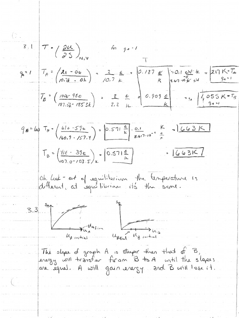 CH3 Solution Thermal Physics | PDF