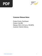 Download FlexiPacket Hub 800 Customer Release Notes R2 0 EP2 by Budi Susanto Abdul Qudus SN175292250 doc pdf