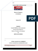 Analysis of HDFC Mutual Fund