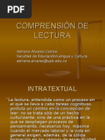 La Comnprension de Lectura Por Niveles