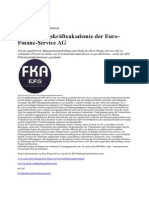 Die Führungskräfteakademie Der Euro-Finanz-Service AG PR-G