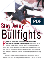 Bullfight Leaflet