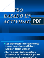 Costeo Basado en Actividades