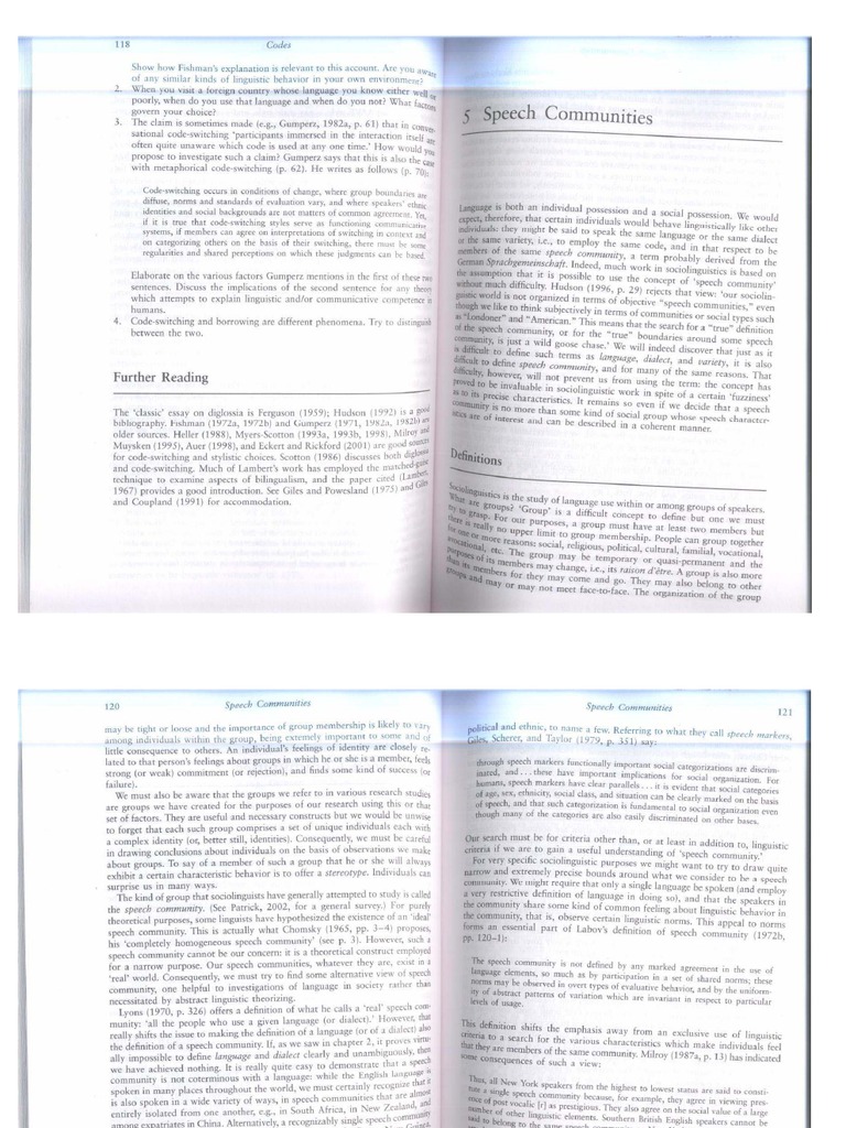 L23a 2 Ronald Wardhaugh Speech Communities
