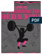 99 Weightlifting Tips For REAL WOMEN