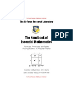The Air Force Research Laboratory - The Handbook of Essential Mathematics
