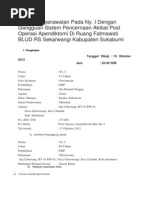 Download Asuhan Keperawatan Post Apendiktomi by afiunyil2 SN175329535 doc pdf