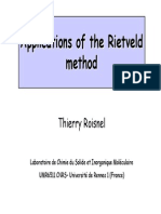 Rietveld Applications TR PDF