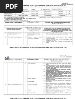 form inspeksi alat kerja JSA GErinda