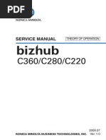 Konica Minolta Bizhub C220 C280 C360 THEORY OF OPERATION