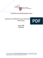 Intro To The Political Economy of Env Regulation Stavins PDF