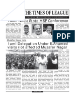 Tamil Nadu State MSF Conference: The Times of League