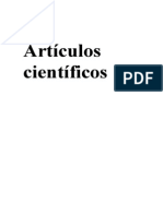 Artículos científicos