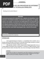 IMPLANTAÇÃO DE UM PROVEDOR DE INTERNET COM A TECNOLGIA WIRELESS