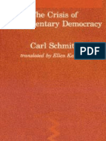 Carl Schmitt - The Crisis of Parliamentary Democracy