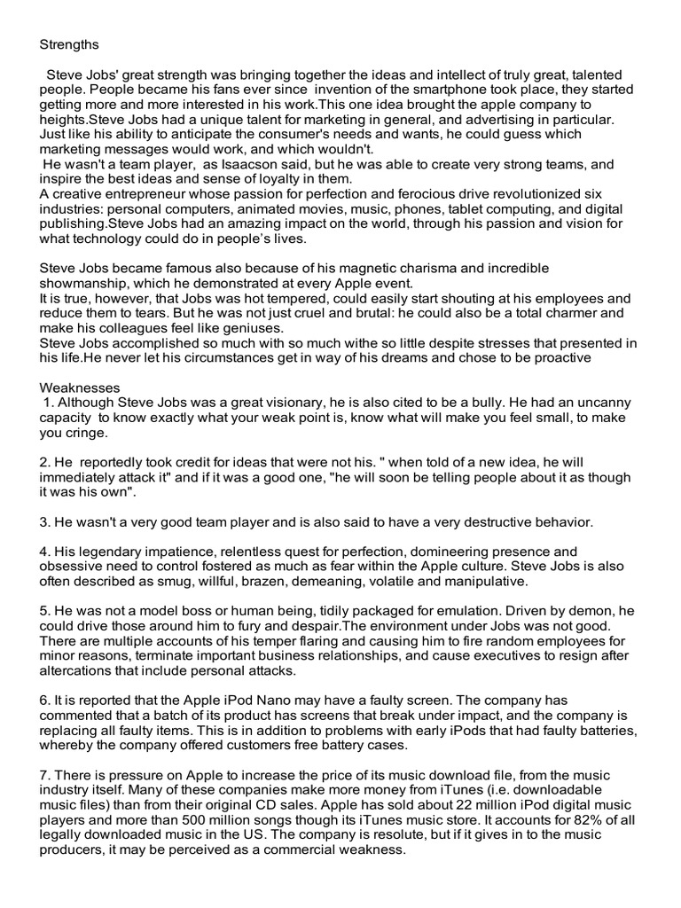 Swot analysis apple wiki picture