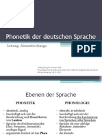 Phonetik Der Deutschen Sprache