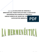 La Hermeneutica