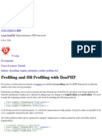 Profiling and DB Profiling With DooPHP Learn DooPHP