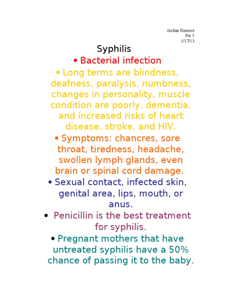 Syphilis | PDF
