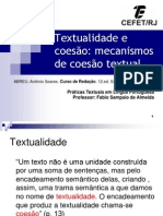 Praticas textuais TEXTUALIDADE