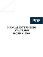 Manual Word 2003 Avanzado