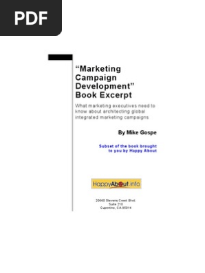 Marketing Campaign Development