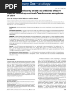 Download TrisEDTA significantly enhances antibiotic efficacy against multidrug-resistant Pseudomonas aeruginosa in vitro by William Chandler SN175435198 doc pdf