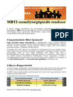 MBTI - Összefoglaló Tananyag