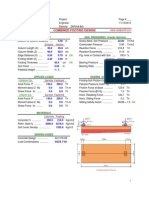 Combined Footing Design Calculations in ASDIP Foundation Software