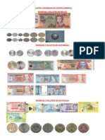 Billetes o Monedas de Centro América