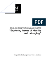 Exploring Issues of Identity Belonging